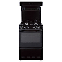 New World 55THLGBK Gas Cooker with High Level Grill Black