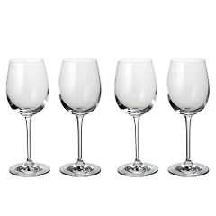 Home Collection Small Crystal Glass White Wine Glasses 4 Pack