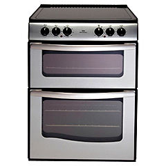 New World E60DSS Electric Cooker Satin Steel