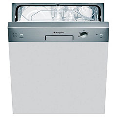 Hotpoint LFS114X Full-Size Semi-Integrated Dishwasher Stainless Steel