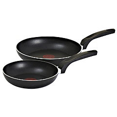 Tefal Twin Pack of 20cm & 26cm Frying Pans