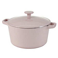Cook's Collection Breakthrough Breast Cancer Pink 3L Cast Iron Casserole Dish