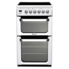 Hotpoint HUE52P 50cm White Electric Cooker
